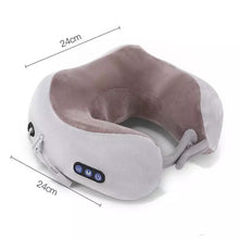 Cargar imagen en el visor de la galería, Almohada de masaje multifuncional en forma de U, almohada de masaje por vibración, masajeador de columna Cervical, Protector eléctrico para cuello MOD GH3076
