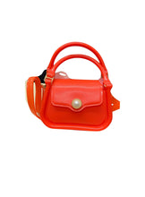 Cargar imagen en el visor de la galería, Monederos y bolsos de PVC para mujer, bandolera de silicona correa de silicona  MOD 8163
