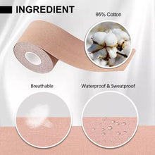 Cargar imagen en el visor de la galería, Boobtape-Sujetador Invisible adhesivo para mujer, pezón, cinta de realce de pecho, Bralette sin tirantes, almohadilla adhesiva
