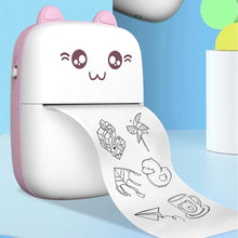 Cargar imagen en el visor de la galería, Impresora térmica portátil BT de 203dpi, Mini impresión térmica con Bluetooth para iPhone y Android COLOR ROSA - mychinashop.com
