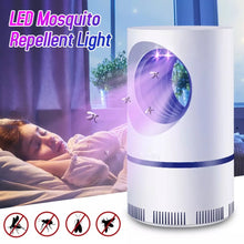 Cargar imagen en el visor de la galería, Lámpara Ultravioleta antimosquitos, luz nocturna LED USB, trampa para insectos, repelente de mosquitos sin radiación, sala de estar, dormitorio, estudio MOD MTY-01
