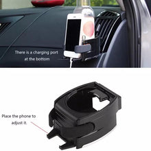 Cargar imagen en el visor de la galería, Soporte de teléfono móvil para samsung huawei xiaomi iphon con taza de agua y salida de aire acondicionado para coche multifunción Mod zJ53 - mychinashop.com
