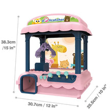 Cargar imagen en el visor de la galería, Máquina portátil de juegos que funciona con monedas ABS, máquina de garra ligera, palo de Arcade, juego de mesa, muñecas, grabador de dulces, máquina de ranura de grúa para niños MOD HAPPY GRABB
