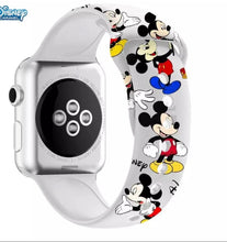 Cargar imagen en el visor de la galería, Correa de silicona con dibujos animados para apple watch, pulsera de silicona elástica de 44mm, 40mm
