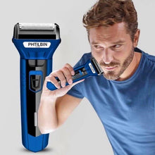Cargar imagen en el visor de la galería, Afeitadora eléctrica 3 en 1 para hombres, máquina para cortar Barba, recargable por USB, profesional MOD 10520
