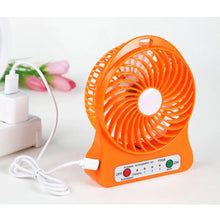 Cargar imagen en el visor de la galería, Miniventilador usb súper silencioso, ventilador doble para el hogar y la Oficina, escritorio silencioso
