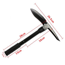Cargar imagen en el visor de la galería, Pala de acampada multifunción, herramienta de jardín de emergencia, plegable, militar, sierra, de supervivencia - mychinashop.com
