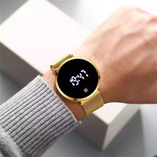 Cargar imagen en el visor de la galería, Reloj digital touch  con correa metálica MOD 0239
