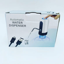 Cargar imagen en el visor de la galería, Dispensador de agua Bomba de agua doméstica, dispensador de agua MOD Aqua 304 de portátil para botellas, con carga USB, eléctrico, con botón, interruptor U
