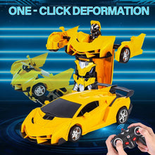 Cargar imagen en el visor de la galería, Robot transformable de juguete para niños, figura de acción, vehículo inercial transformable,  MOD E37E
