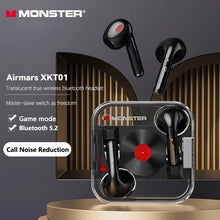 Cargar imagen en el visor de la galería, Monster-auriculares inalámbricos XKT01, cascos intrauditivos con Bluetooth 5,2, TWS, HiFi, micrófono, estéreo, 300mAh, originales
