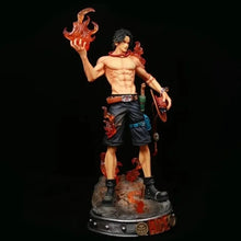 Cargar imagen en el visor de la galería, MegaHouse-figura de One Piece de Anime japonés, Portgas D. Ace-figura de acción de PVC para niños, juguete de colección, 32CM con luz
