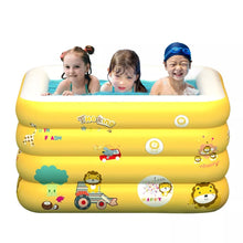 Cargar imagen en el visor de la galería, Piscina inflable para niños, piscina extraíble para interiores y exteriores, bañera infantil 143x100x70 MOD TOY133

