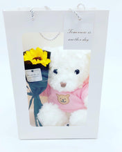 Cargar imagen en el visor de la galería, Caja de regalo de oso de peluche pequeño, Ragdoll muñeco de peluche, regalo para el Día de San Valentín MOD SA-192
