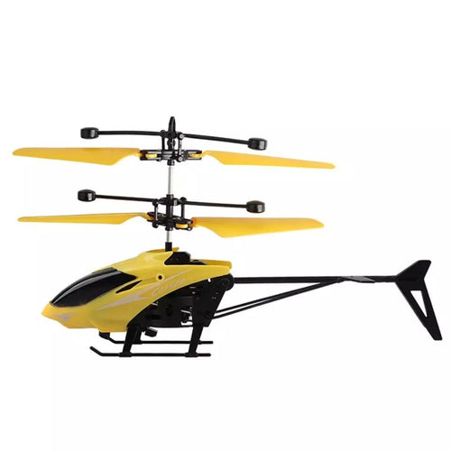 Mini helicóptero de inducción infrarroja con Sensor automático  Mod 8018A color amarillo - mychinashop.com