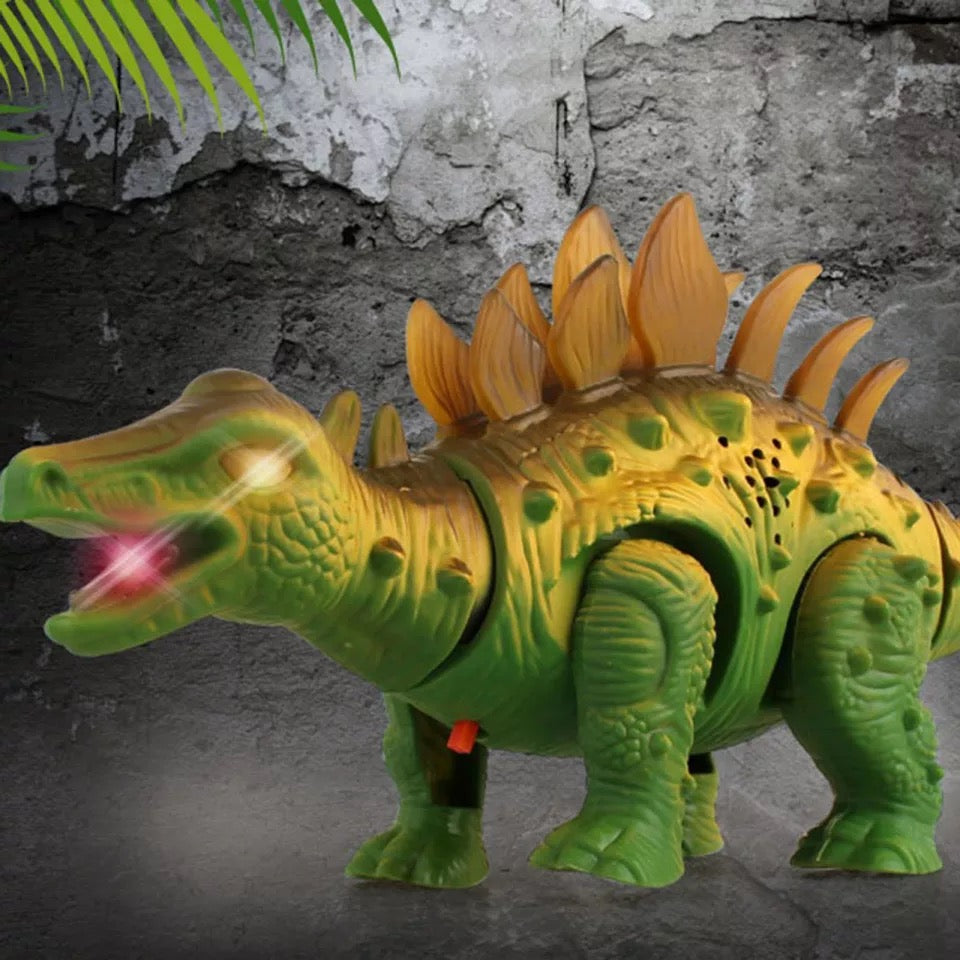 Dinosaurio eléctrico de juguete para niños, juguete de dinosaurio eléctrico de gran tamaño, vida salvaje, caminar, sonido, Dinobot MOD 804
