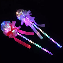 Cargar imagen en el visor de la galería, Paquete de 10 pz Varitas de hada mágica LED para fiesta, varitas de juguete para Rave, BOLA MÁGICA iluminada, palo brillante para cumpleaños, novedad,MOD 2333-9
