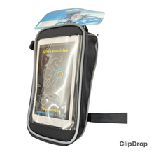 Cargar imagen en el visor de la galería, Bolsa para cuadro de bicicleta de alta calidad, bolsa completa de nailon, cinta de sujeción, bolsa para cuadro frontal fijo MOD BICI-038
