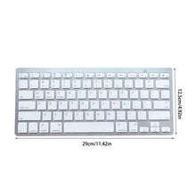 Cargar imagen en el visor de la galería, Teclado inalámbrico universal con bluetooth para ordenador portátil, tableta, iPad, iPhone, IOS, sistema operativo android y windows - mychinashop.com
