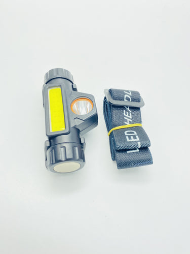 Linterna de cabeza con dos lamparas y iman 15000 wpera pegar en metal Mod LTH3263 - mychinashop.com