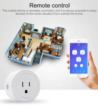 Cargar imagen en el visor de la galería, Toma de corriente inteligente con WiFi, Control por Móvil a distancia, aplicación EWeLink, enchufe de Control por voz, enchufe estadounidense, 10A MOD CH-69 - mychinashop.com
