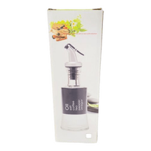 Cargar imagen en el visor de la galería, Botella dispensador aceite 200 ml  Botella de vidrio sellada para condimentos, bote de vidrio combinado, suministros de cocina, MOD 95-3
