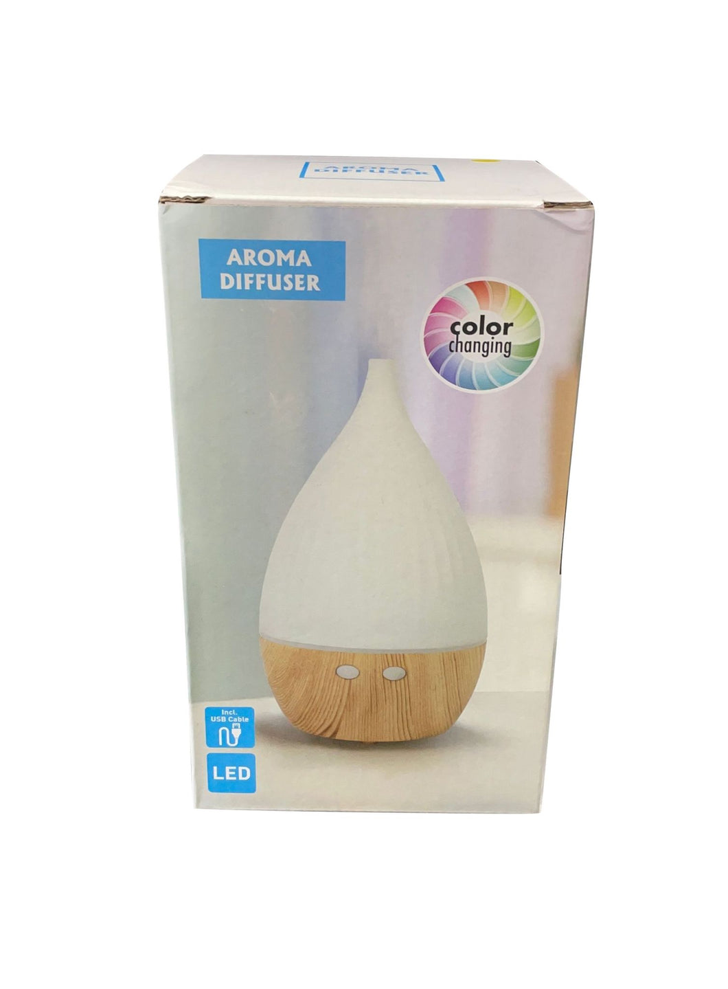 Humidificador de aire ultrasónico en forma de jarrón, difusor de aromaterapia, máquina de aceite esencial, 300ml MOD AJ-509