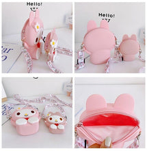 Cargar imagen en el visor de la galería, Bolsa de silicon conejo MOD DH-076 color rosa - mychinashop.com
