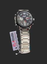Cargar imagen en el visor de la galería, Reloj digital con correa de acero inoxidable y fechador y luz led BELLEDA
