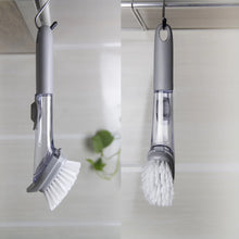 Cargar imagen en el visor de la galería, Cepillo de limpieza de cocina multifunción, mango largo de plástico, práctico, 2 en 1, cepillo utensilios de cocina MOD GH4541
