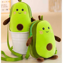 Cargar imagen en el visor de la galería, Bolso de hombro de felpa para niños, bolso de mensajero de aguacate, llaves, monedero, Mini bolso de princesa, lindo, niños, niñas, nueva moda MOD 878-A55
