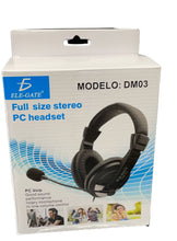 Cargar imagen en el visor de la galería, Diadema Gamers MOD DM03 Nuevos juegos por cable de auriculares de negocios Bass estéreo de 3,5mm de auriculares con micrófono para ordenador PC y portátil reunión de promoción - mychinashop.com
