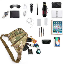 Cargar imagen en el visor de la galería, Funda de pistola de caza de nailon oculta para hombre, bolso de hombro para mano izquierda, antirrobo, bolsa de pecho, bolsa de pistola de almacenamiento táctico
