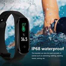 Cargar imagen en el visor de la galería, Pulsera inteligente M5 Pro con Bluetooth, reloj deportivo con rastreador, Monitor de ritmo cardíaco y presión arterial, resistente al agua
