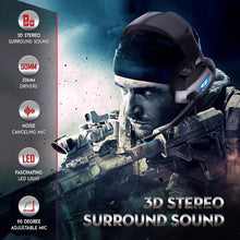 Cargar imagen en el visor de la galería, Auriculares para juegos ONIKUMA K5, auriculares estéreo de graves profundos con micrófono, auriculares con cable de luz LED para ordenador portátil, PC, PS4 Xbox - mychinashop.com
