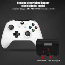 Cargar imagen en el visor de la galería, 2400mAh Pack de batería recargable USB con Cable USB para XBOX un controlador inalámbrico Gamepad Joypad de reemplazo de la batería MOD CHGM06 - mychinashop.com
