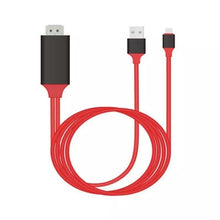 Cargar imagen en el visor de la galería, Cable de 8 pines a HDMI HDTV TV adaptador de AV Digital USB de 2M HDMI 1080P inteligente convertidor de Cable para Apple TV para IPhone HD Plug and Play Mod L7-A - mychinashop.com
