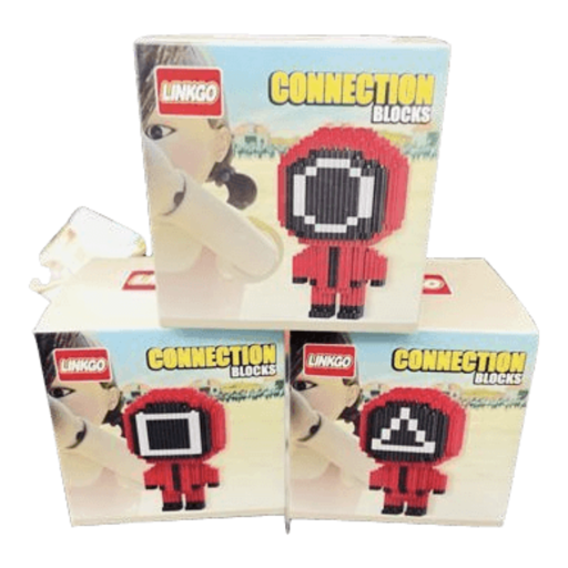 Juego de bloques de construcción tres diseños  MOD JUG.30