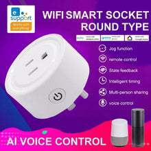 Cargar imagen en el visor de la galería, Toma de corriente inteligente con WiFi, Control por Móvil a distancia, aplicación EWeLink, enchufe de Control por voz, enchufe estadounidense, 10A MOD CH-69 - mychinashop.com
