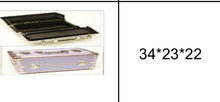 Cargar imagen en el visor de la galería, Estuche de cosméticos profesional portátil de gran capacidad, bolsa de maquillaje de mano, a la moda, almacenamiento multicapa, caja de belleza MOD CX7458 - mychinashop.com
