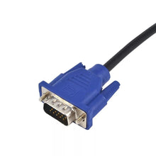 Cargar imagen en el visor de la galería, Kebidu 1,3 M Cable VGA a VGA de 15 Pin extensión macho a macho conector Convertidor para computadora Monitor proyector PC adaptador de TV - mychinashop.com
