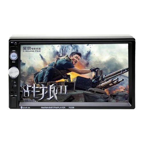 Auto estéreo  car multimedia player 7018B autorradio 2 din 7 cámara integrada de reversa 