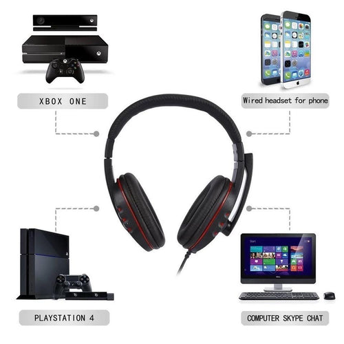 Auriculares universales con cable para ordenador y PC, auriculares con micrófono para jugadores de 3,5mm P30 - mychinashop.com