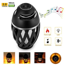 Cargar imagen en el visor de la galería, Altavoces de llama LED portátiles de 5W, azul de diente altavoces inalámbricos, alta calidad de sonido de fidelidad para viajes, Camping MOD HDY-1
