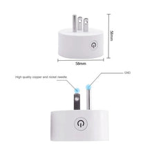 Cargar imagen en el visor de la galería, Toma de corriente inteligente con WiFi, Control por Móvil a distancia, aplicación EWeLink, enchufe de Control por voz, enchufe estadounidense, 10A MOD CH-69 - mychinashop.com
