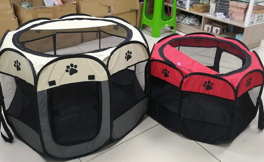 Casa tienda plegable para perros, gatos, Corralito, Perrera de fácil operación, cerca octogonal MEDIANA Y GRANDE