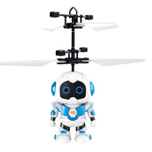 Cargar imagen en el visor de la galería, Robot Mini Robot volador de inducción infrarroja, juguete de helicóptero con luz LED RC Mod 502 - mychinashop.com
