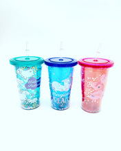 Cargar imagen en el visor de la galería, Vaso con popote Vaso unicornio MOD 4620-0180
