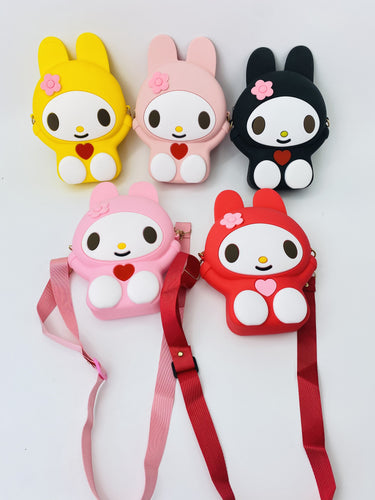 Bolsa de silicon conejo MOD DH-076 color rosa - mychinashop.com