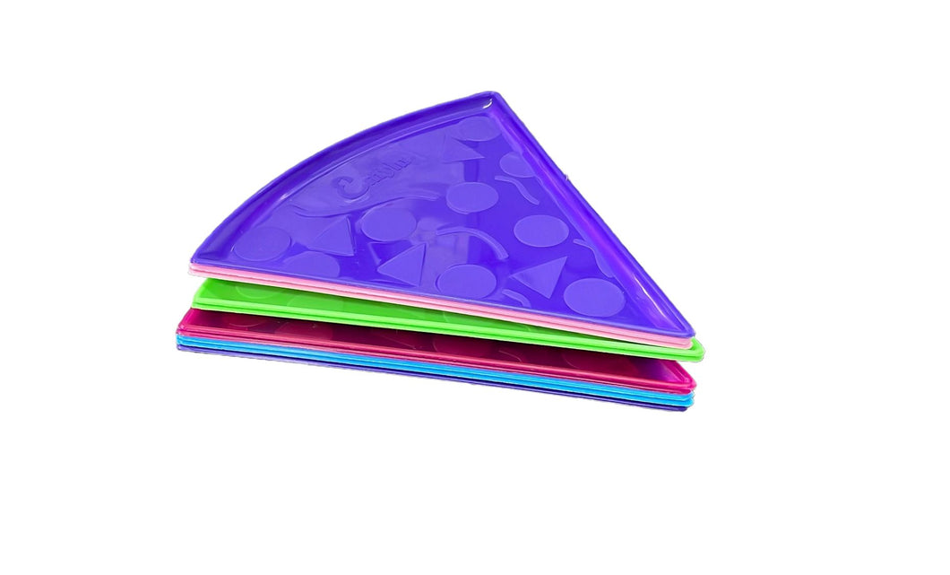 Plato para rebanada de pizza varios colores